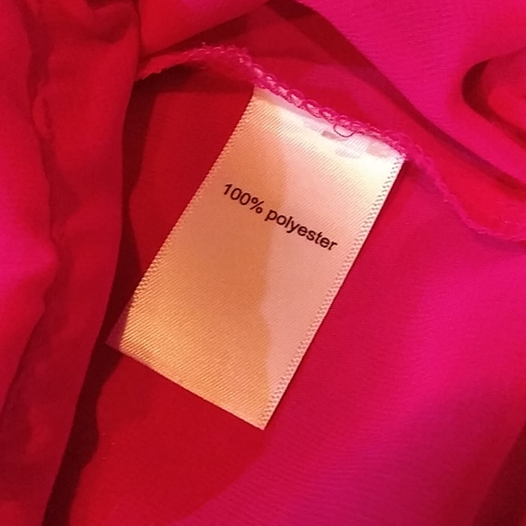 Pink see thru blouse - Picture 3 of 7